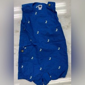 Janie and Jack Pelican Shortall size 6-12 MO